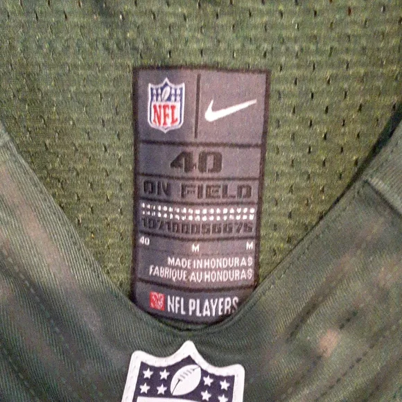 NFL Nike 40 on Field NewYork Jets football Jersey number 33 Ivory size 40 med - Picture 3 of 6